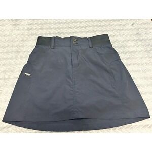 Viddia Skort Black Hiking , Travel , Athletic Zip Pockets Size Small